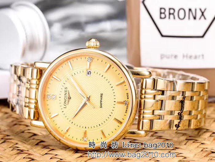 LONGINES浪琴 經典大三針 全自動機械 精品男士腕表 WSS0331